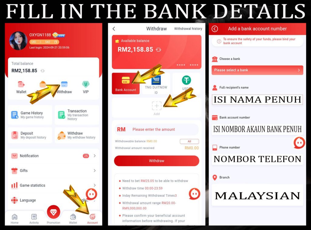 BANK DETAIL